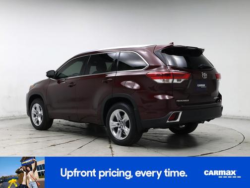 Red 2018 Toyota Highlander Limited