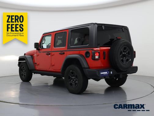 Red 2021 Jeep Wrangler Unlimited Sport