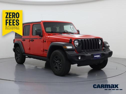 Red 2021 Jeep Wrangler Unlimited Sport