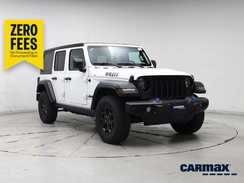 White 2023 Jeep Wrangler 4xe Willy's