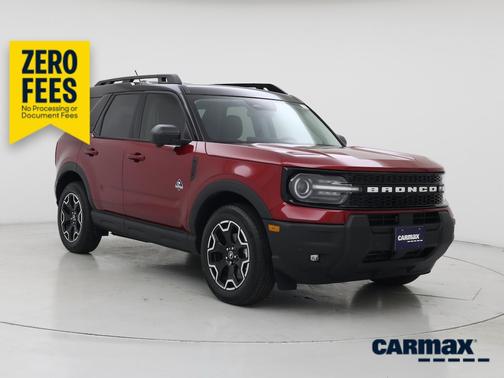 Red 2025 Ford Bronco Sport Outer Banks