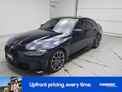 Blue 2022 BMW M3 Competition