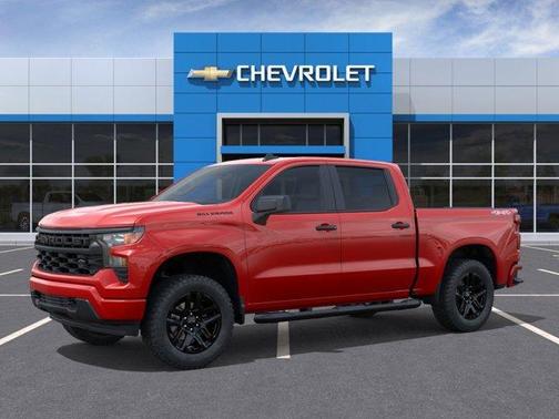 Red 2026 Chevrolet Silverado 1500 Custom