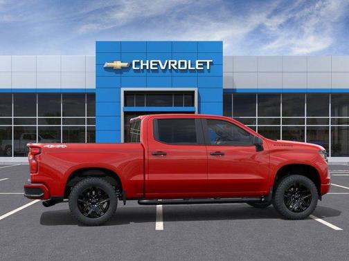 Red 2026 Chevrolet Silverado 1500 Custom