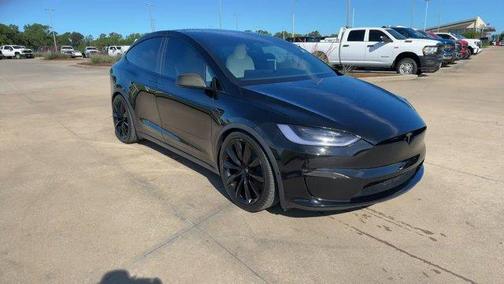 Black 2022 Tesla Model X Plaid