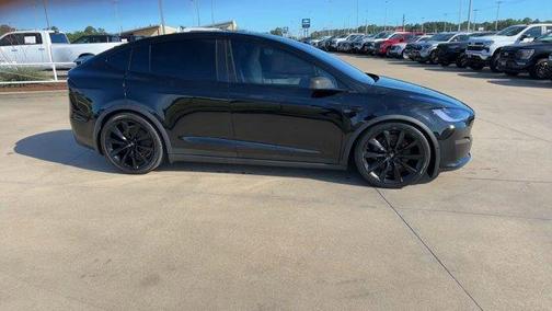 Black 2022 Tesla Model X Plaid