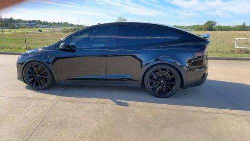Black 2022 Tesla Model X Plaid
