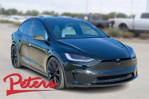 Black 2022 Tesla Model X Plaid