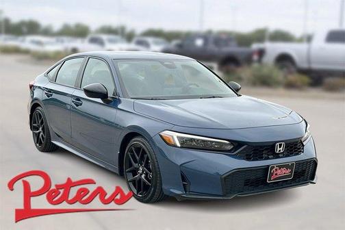 Blue 2025 Honda Civic Sport