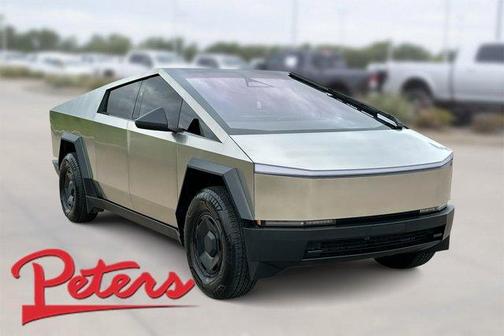 Gray 2025 Tesla Cybertruck Long Range