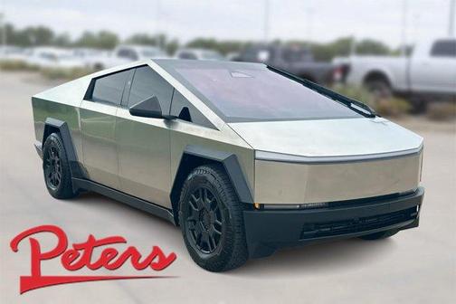 Silver 2024 Tesla Cybertruck Cyberbeast