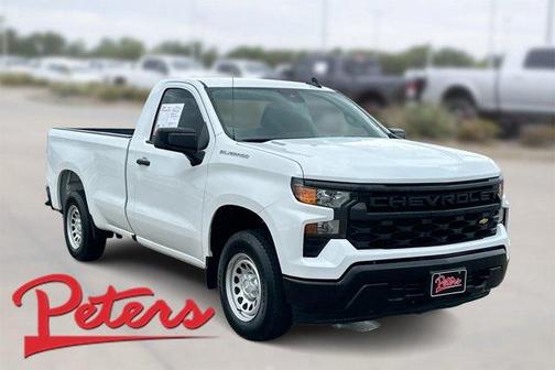 Summit White 2025 Chevrolet Silverado 1500 WT