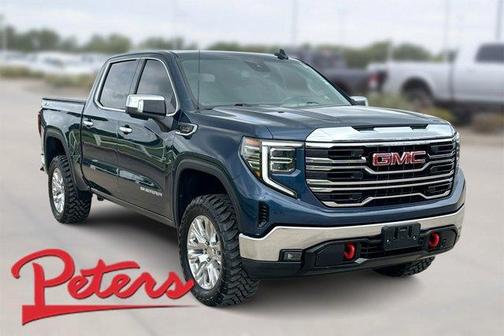 Pacific Blue Metallic 2022 GMC Sierra 1500 SLT