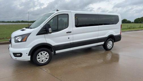 Oxford White 2024 Ford Transit-350 XLT