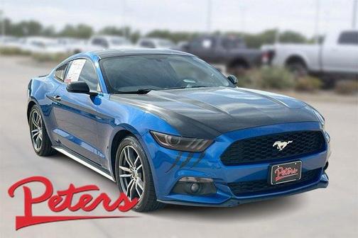 Lightning Blue Metallic 2017 Ford Mustang EcoBoost