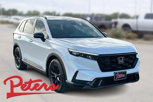 White 2025 Honda CR-V Hybrid Sport-L