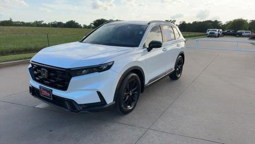 White 2025 Honda CR-V Hybrid Sport-L