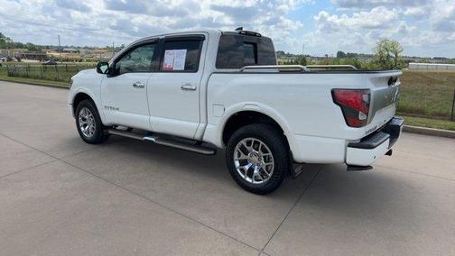 White 2023 Nissan Titan Platinum Reserve