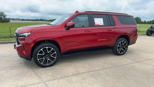 Radiant Red 2024 Chevrolet Suburban RST