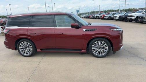 Coulis Red 2025 INFINITI QX80 SENSORY