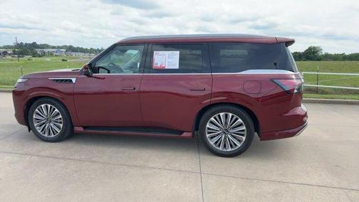 Coulis Red 2025 INFINITI QX80 SENSORY