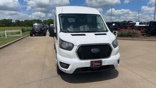 Oxford White 2024 Ford Transit-350 XLT