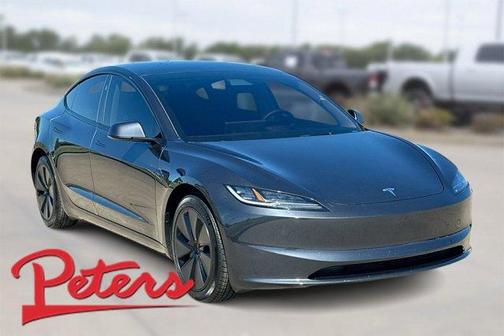 Gray 2025 Tesla Model 3 Long Range