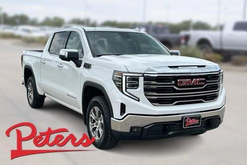 Summit White 2025 GMC Sierra 1500 SLT