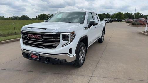 Summit White 2025 GMC Sierra 1500 SLT