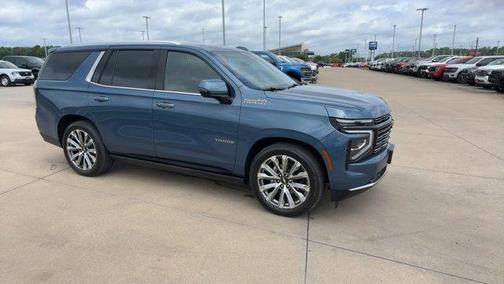 Lakeshore Blue Metallic 2025 Chevrolet Tahoe High Country