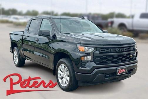 Black 2025 Chevrolet Silverado 1500 Custom