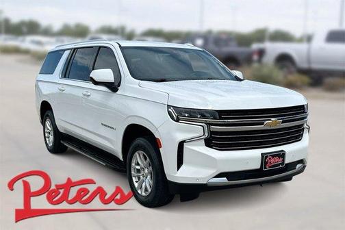 Summit White 2022 Chevrolet Suburban LT