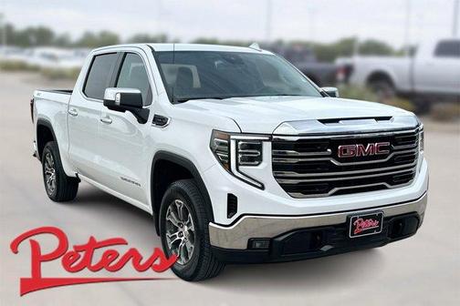 Summit White 2025 GMC Sierra 1500 SLT