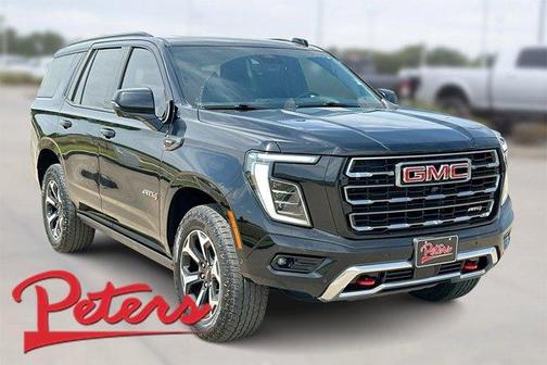 Black 2025 GMC Yukon AT4