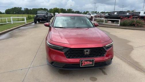 Red 2025 Honda Accord LX