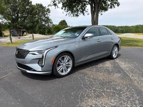 Silver 2023 Cadillac CT4 Premium Luxury