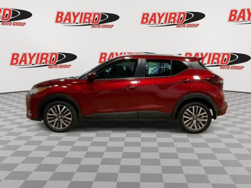 Scarlet Ember 2021 Nissan Kicks SV