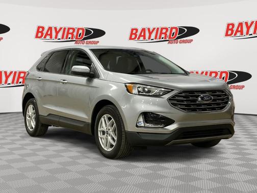 Silver 2021 Ford Edge SEL