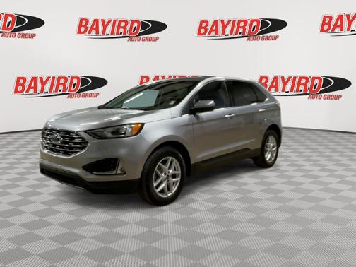 Silver 2021 Ford Edge SEL