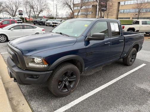 Patriot Blue Pearlcoat 2022 RAM 1500 Classic Warlock Quad Cab 4x4 6'4' Box