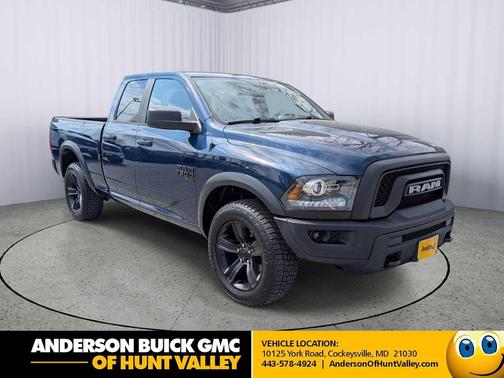 Patriot Blue Pearlcoat 2022 RAM 1500 Classic Warlock Quad Cab 4x4 6'4' Box