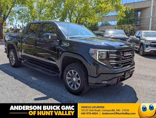 Onyx Black 2025 GMC Sierra 1500 AT4
