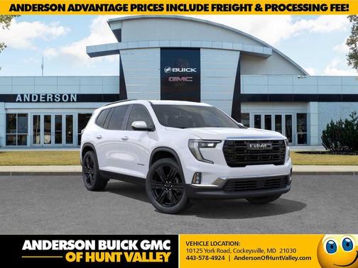 Summit White 2026 GMC Acadia Elevation AWD