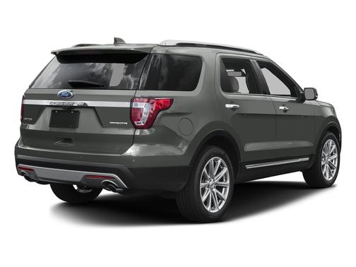 White Platinum Metallic Tri-Coat 2016 Ford Explorer Limited