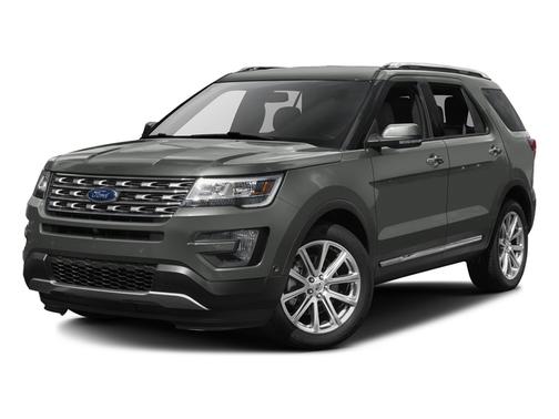 White Platinum Metallic Tri-Coat 2016 Ford Explorer Limited