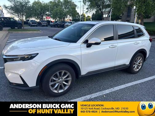 Platinum White Pearl 2023 Honda CR-V EX