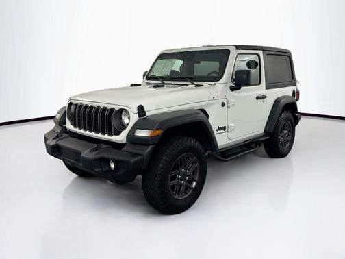 Bright White Clearcoat 2025 Jeep Wrangler Sport S