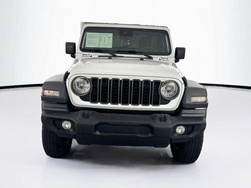 Bright White Clearcoat 2025 Jeep Wrangler Sport S