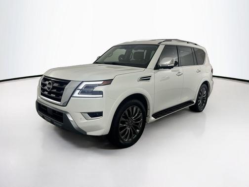 Aspen White Tricoat 2023 Nissan Armada Platinum 2WD