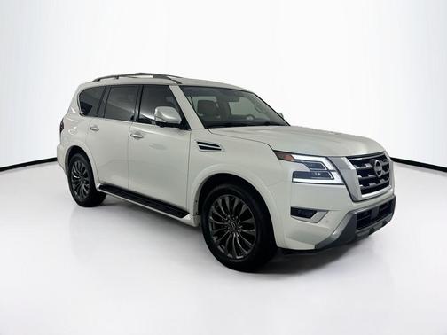 Aspen White Tricoat 2023 Nissan Armada Platinum 2WD